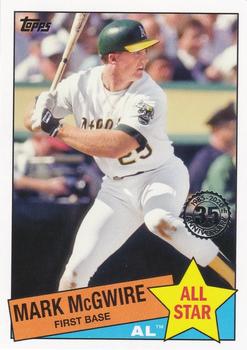 2020 Topps - 1985 Topps Baseball 35th Anniversary All-Stars #85AS-8 Mark McGwire Front