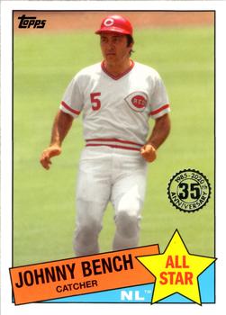 2020 Topps - 1985 Topps Baseball 35th Anniversary All-Stars #85AS-9 Johnny Bench Front