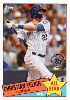 2020 Topps - 1985 Topps Baseball 35th Anniversary All-Stars #85AS-19 Christian Yelich Front