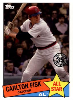 2020 Topps - 1985 Topps Baseball 35th Anniversary All-Stars #85AS-27 Carlton Fisk Front