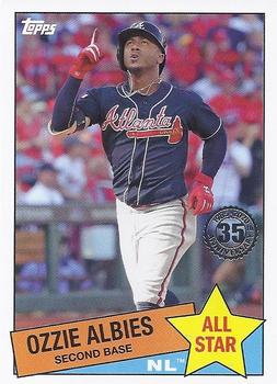 2020 Topps - 1985 Topps Baseball 35th Anniversary All-Stars #85AS-33 Ozzie Albies Front