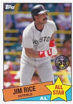 2020 Topps - 1985 Topps Baseball 35th Anniversary All-Stars #85AS-34 Jim Rice Front