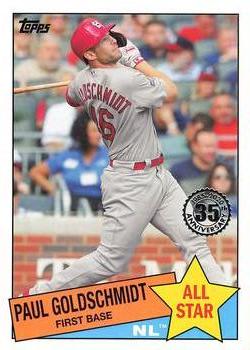 2020 Topps - 1985 Topps Baseball 35th Anniversary All-Stars #85AS-36 Paul Goldschmidt Front