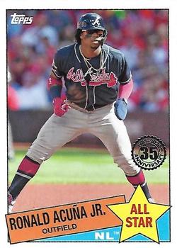 2020 Topps - 1985 Topps Baseball 35th Anniversary All-Stars #85AS-39 Ronald Acuña Jr. Front