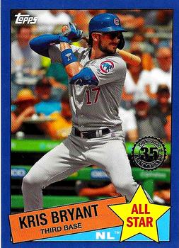 2020 Topps - 1985 Topps Baseball 35th Anniversary All-Stars Blue #85AS-50 Kris Bryant Front