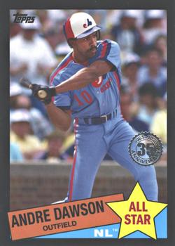 2020 Topps - 1985 Topps Baseball 35th Anniversary All-Stars Black #85AS-13 Andre Dawson Front