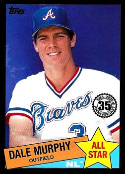 2020 Topps - 1985 Topps Baseball 35th Anniversary All-Stars Black #85AS-28 Dale Murphy Front