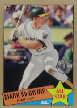 2020 Topps - 1985 Topps Baseball 35th Anniversary All-Stars Gold #85AS-8 Mark McGwire Front