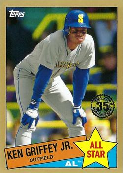 2020 Topps - 1985 Topps Baseball 35th Anniversary All-Stars Gold #85AS-40 Ken Griffey Jr. Front
