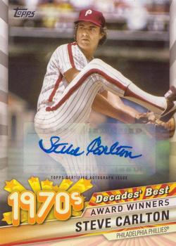 2020 Topps - Decades' Best Autographs (Series Two) #DB-37 Steve Carlton Front
