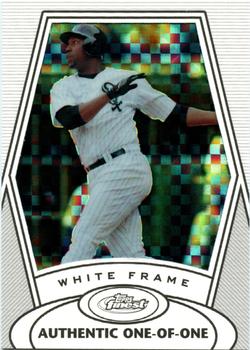 2008 Finest - X-Fractors White Framed #33 Jermaine Dye Front