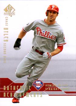 2008 SP Authentic - Authentic Achievements #AA-18 Chase Utley Front