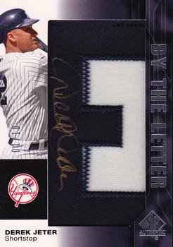 2008 SP Authentic - By The Letter Signatures #BL-DJ Derek Jeter Front