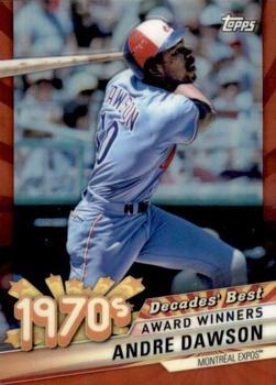 2020 Topps - Decades' Best Chrome Red (Series Two) #DBC-33 Andre Dawson Front