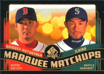2008 SP Authentic - Marquee Matchups #MM-19 Daisuke Matsuzaka / Ichiro Suzuki Front
