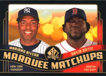 2008 SP Authentic - Marquee Matchups #MM-9 Mariano Rivera / David Ortiz Front