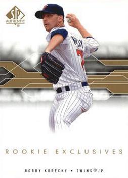 2008 SP Authentic - Rookie Exclusives #RE-BK Bobby Korecky Front