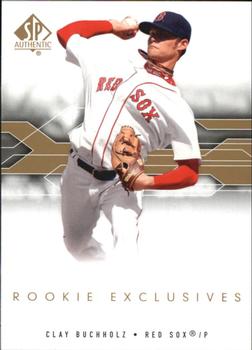 2008 SP Authentic - Rookie Exclusives #RE-CB Clay Buchholz Front