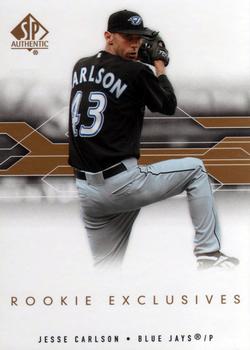 2008 SP Authentic - Rookie Exclusives #RE-JC Jesse Carlson Front
