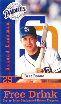 2000 San Diego Padres MADD #NNO Bret Boone Front