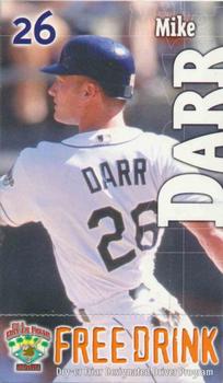 2001 San Diego Padres MADD #NNO Mike Darr Front