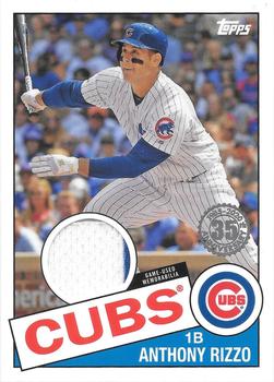 2020 Topps - 1985 Topps Baseball 35th Anniversary Relics (Series Two) #85TR-AR Anthony Rizzo Front