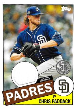 2020 Topps - 1985 Topps Baseball 35th Anniversary Relics (Series Two) #85TR-CP Chris Paddack Front
