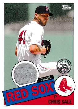 2020 Topps - 1985 Topps Baseball 35th Anniversary Relics (Series Two) #85TR-CSA Chris Sale Front