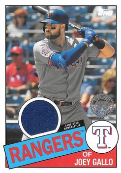 2020 Topps - 1985 Topps Baseball 35th Anniversary Relics (Series Two) #85TR-JG Joey Gallo Front