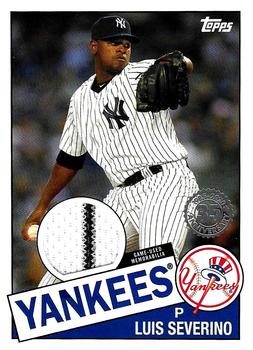 2020 Topps - 1985 Topps Baseball 35th Anniversary Relics (Series Two) #85TR-LS Luis Severino Front