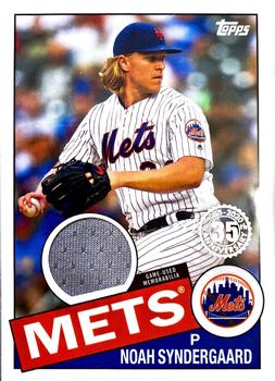 2020 Topps - 1985 Topps Baseball 35th Anniversary Relics (Series Two) #85TR-NS Noah Syndergaard Front