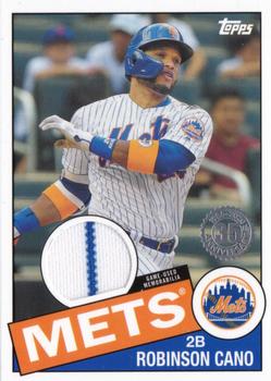 2020 Topps - 1985 Topps Baseball 35th Anniversary Relics (Series Two) #85TR-RC Robinson Cano Front