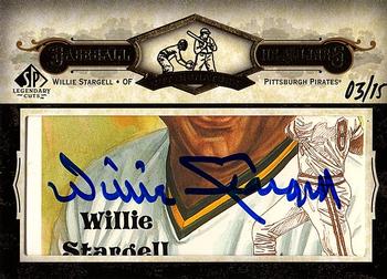 2008 SP Legendary Cuts - Baseball Headlines Cut Signatures #LC-WS2 Willie Stargell Front