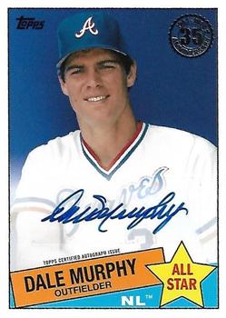 2020 Topps - 1985 Topps Baseball 35th Anniversary All-Stars Autographs #85ASA-DMU Dale Murphy Front