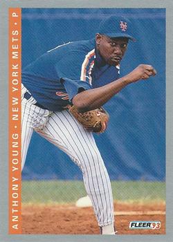 1993 Fleer #96 Anthony Young Front