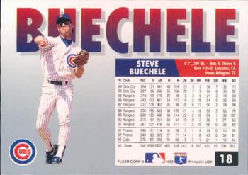 1993 Fleer #18 Steve Buechele Back
