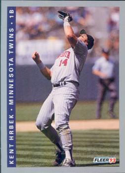 1993 Fleer #267 Kent Hrbek Front