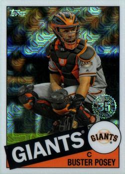 2020 Topps - 1985 Topps Baseball 35th Anniversary Chrome Silver Pack (Series Two) #85TC-38 Buster Posey Front