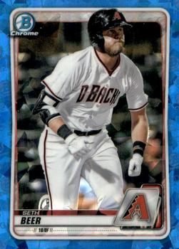 2020 Bowman Sapphire #BCP-75 Seth Beer Front