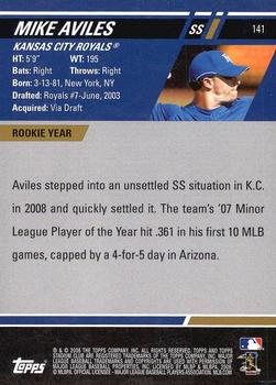 2008 Stadium Club - First Day Issue Retail #141 Mike Aviles Back