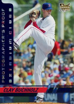 2008 Stadium Club - Photographer's Proof Blue #145a Clay Buchholz Front