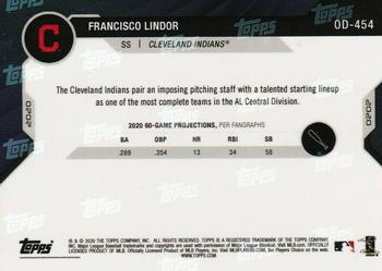 2020 Topps Now Road to Opening Day Summer Camp #OD-454 Francisco Lindor Back