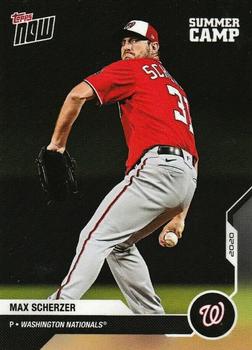 2020 Topps Now Road to Opening Day Summer Camp #OD-455 Max Scherzer Front