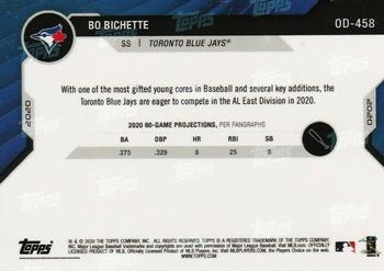2020 Topps Now Road to Opening Day Summer Camp #OD-458 Bo Bichette Back