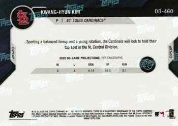 2020 Topps Now Road to Opening Day Summer Camp #OD-460 Kwang-Hyun Kim Back