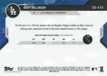 2020 Topps Now Road to Opening Day Summer Camp #OD-479 Cody Bellinger Back