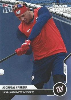 2020 Topps Now Road to Opening Day Summer Camp #OD-497 Asdrubal Cabrera Front