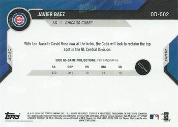2020 Topps Now Road to Opening Day Summer Camp #OD-502 Javier Baez Back