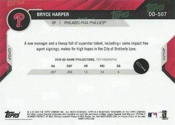 2020 Topps Now Road to Opening Day Summer Camp #OD-507 Bryce Harper Back