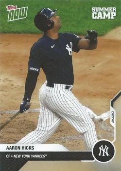 2020 Topps Now Road to Opening Day Summer Camp #OD-512 Aaron Hicks Front
